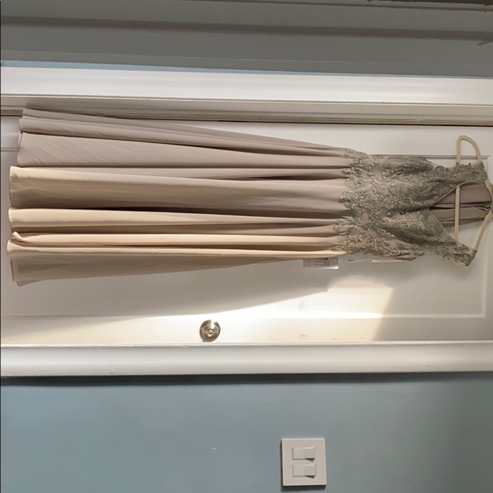 Silver/grey formal long dress